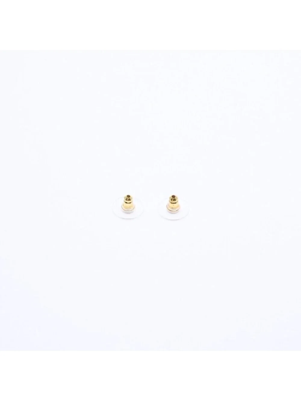 Chanel Earrings CC Logo Light Gold 25